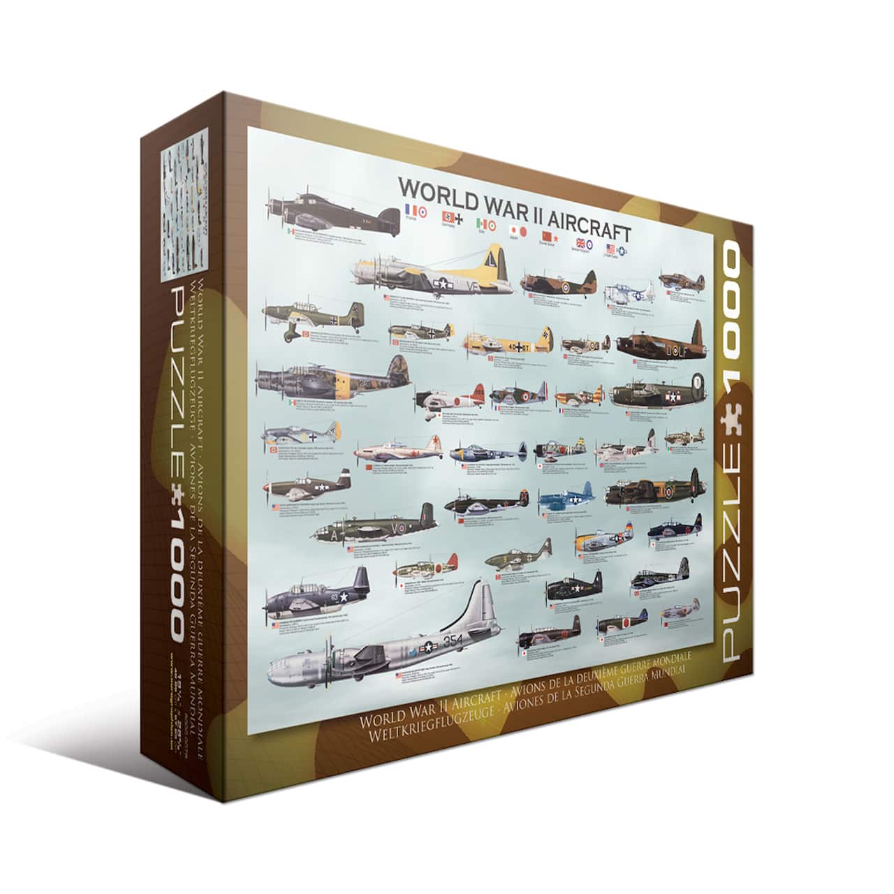 World War II Aircraft 1,000 Piece Jigsaw Puzzle